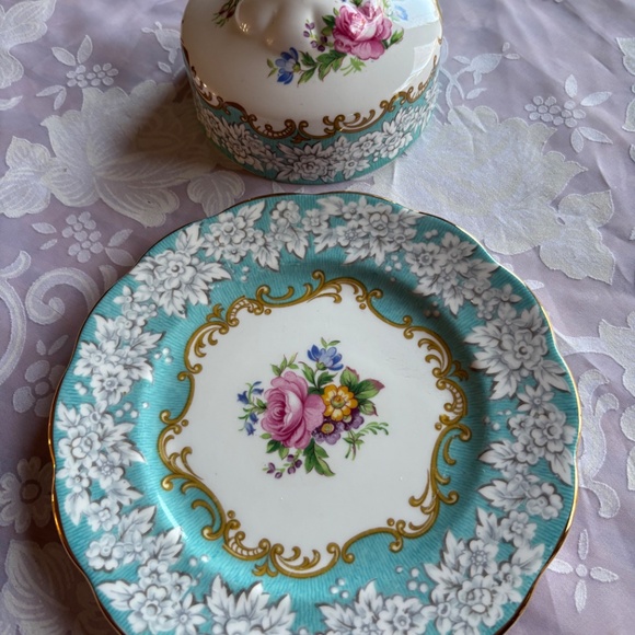 Royal Albert Enchantment Covered Butter Dish - Picture 3 of 5